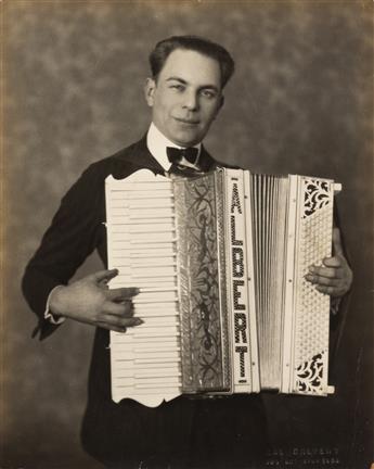 (VAUDEVILLE--BROADWAY) A group of 13 studio portraits depicting theatrical performers and musicians from the Vaudeville stage.
